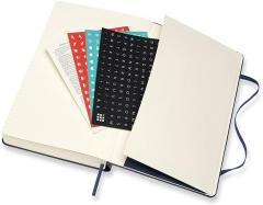 Agenda 2021 - 18-Month Daily Planner - Large, Hard Cover - Sapphire Blue