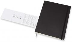 Agenda 2020-2021 - Moleskine 18-Month Weekly Notebook Planner - Black, X-Large, Soft Cover