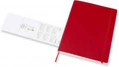 Agenda 2020-2021 - Moleskine 18-Month Weekly Notebook Planner - Scarlet Red, X-Large, Soft Cover
