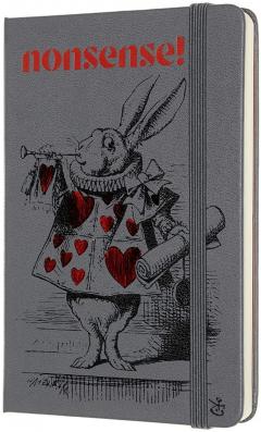 Agenda 2020-2021 - Alice's Adventures in Wonderland - Moleskine 18-Month Weekly Planner - Rabbit Theme, Pocket, Hard Cover