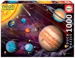 Puzzle 1000 piese - Neon - Solar Sistem