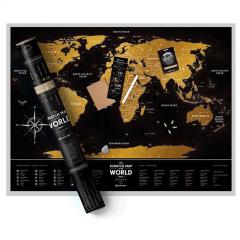 Harta - Global Travel - Black and Gold