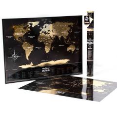 Harta - Global Travel - Black and Gold