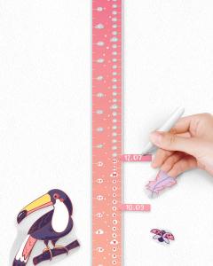 Sticker de perete cu centimetru - Magic Adventures