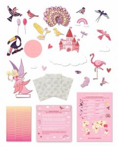 Sticker de perete cu centimetru - Magic Adventures