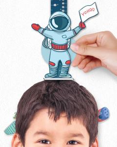 Sticker de perete cu centimetru - Space Adventures