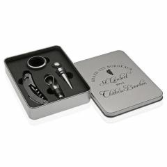 Set accesorii pentru sticlele de vin, 4 buc.