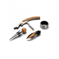Set 4 piese somelier - Bamboo Wine Set