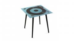 Masuta de cafea - Record Player Glass Table