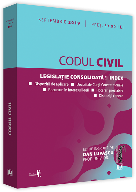 Codul civil: septembrie 2019