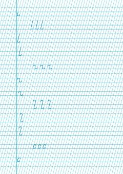 Caiet de scriere. Semne grafice - CLR - Tip I - Clasa I