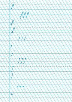 Caiet de scriere. Semne grafice - CLR - Tip I - Clasa I