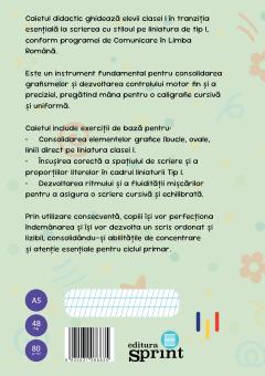 Caiet de scriere. Semne grafice - CLR - Tip I - Clasa I