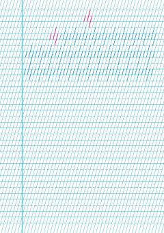 Caiet de scriere. Semne grafice - CLR - Tip I - Clasa I