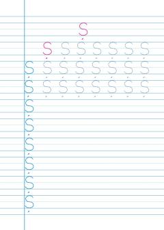 Caiet de scriere. Litere de tipar - Clasa Pregatitoare