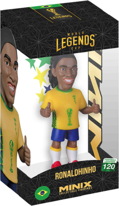 Figurina - World Cup Legends - Ronaldinho (Brazil), 12cm - Minix
