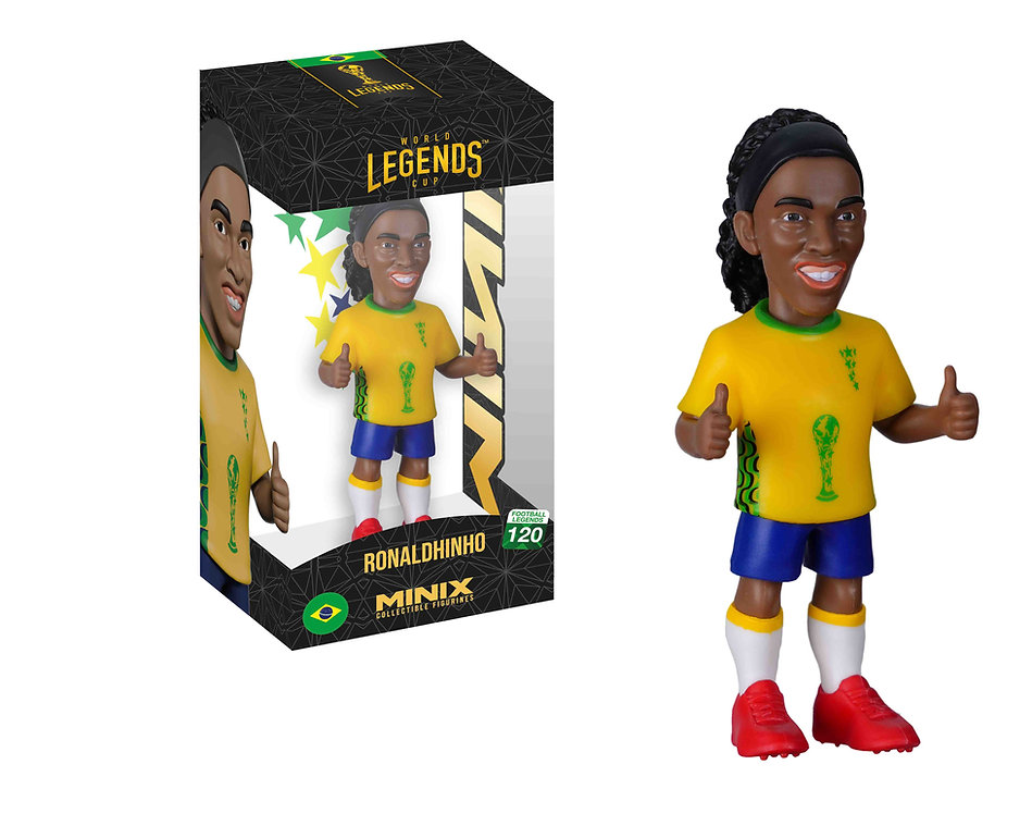 Figurina - World Cup Legends - Ronaldinho (Brazil), 12cm - Minix