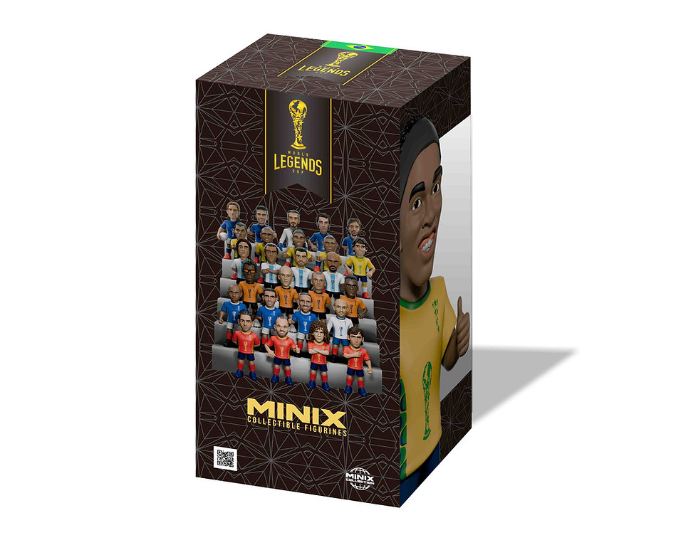 Figurina - World Cup Legends - Ronaldinho (Brazil), 12cm - Minix