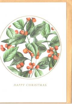 Felicitare - Merry Christmas - deck the halls berries