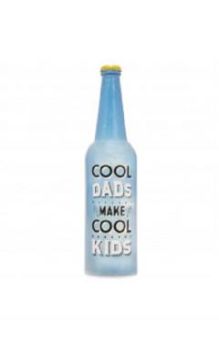 Sticla decorativa albastra - Led Bottle Cool Dads