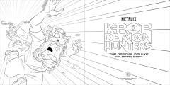 KPop Demon Hunters: The Official Deluxe Coloring Book
