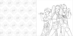 KPop Demon Hunters: The Official Deluxe Coloring Book