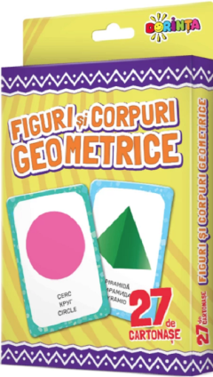 27 de cartonase educative - Figuri si corpuri geometrice