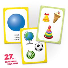 27 de cartonase educative - Figuri si corpuri geometrice