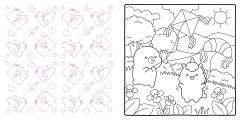 Cozy Capy Love Coloring