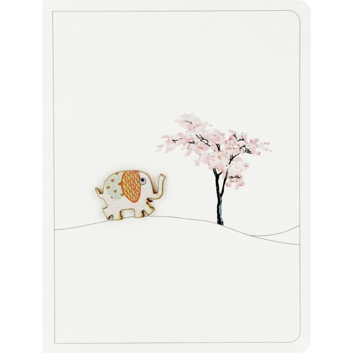 Felicitare - Elephant & Blossom Tree