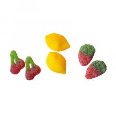 Borcan cu bomboane trio de fructe - trio de fruits