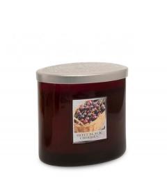 Lumanare parfumata - 2 Wick Ellipse - Sweet Black Cherries