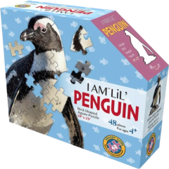 Puzzle pentru copii - Eu sunt Micul Pinguin,48 piese