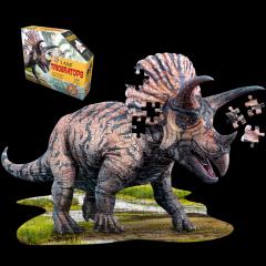 Puzzle pentru copii - Eu sunt Triceratops, 100 piese
