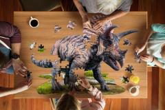 Puzzle pentru copii - Eu sunt Triceratops, 100 piese