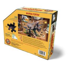 Puzzle pentru copii - Eu sunt Triceratops, 100 piese