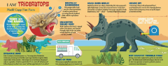 Puzzle pentru copii - Eu sunt Triceratops, 100 piese