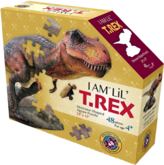 Puzzle pentru copii - Eu sunt micul T.Rex, 48 piese