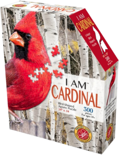 Puzzle - Eu sunt Pasarea Cardinal, 300 piese