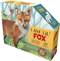 Puzzle pentru copii - Eu sunt Mica Vulpe, 100 piese
