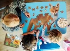 Puzzle pentru copii - Eu sunt Mica Vulpe, 100 piese