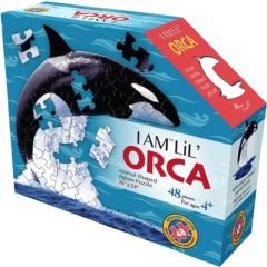 Puzzle pentru copii - Eu sunt Micuta Orca, 48 piese
