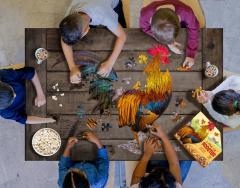Puzzle pentru copii - Eu sunt Micul Cocos, 100 piese