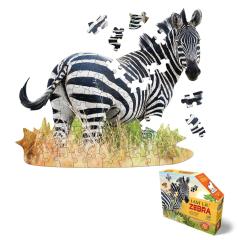 Puzzle pentru copii - Eu sunt Mica Zebra, 100 piese