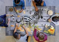 Puzzle pentru copii - Eu sunt Mica Zebra, 100 piese