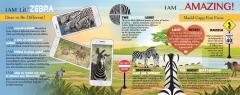 Puzzle pentru copii - Eu sunt Mica Zebra, 100 piese