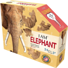 Puzzle pentru copii - Eu sunt Elefant, 100 piese