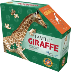 Puzzle pentru copii - Eu sunt Mica Girafa, 48 piese