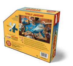 Puzzle pentru copii - Eu sunt Micul Rechin, 100 piese
