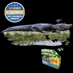 Puzzle pentru copii - Eu sunt Micul Aligator, 100 piese